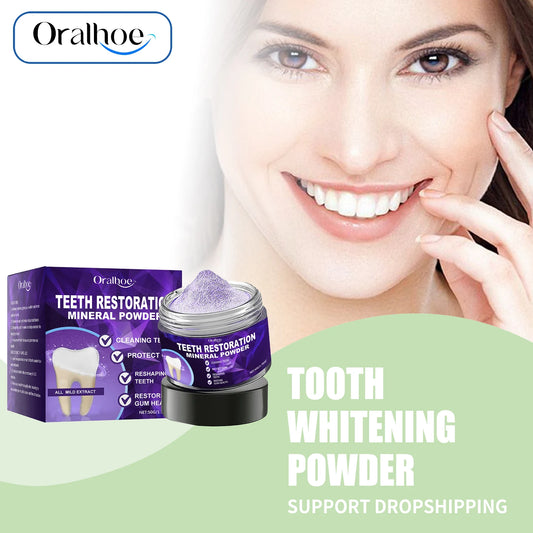 Tooth Cleaning Powder For Teeth Whitening Paste Remove Plaque Stains Tartar Improve Bad Breath Protect Enamel Restoration Powder