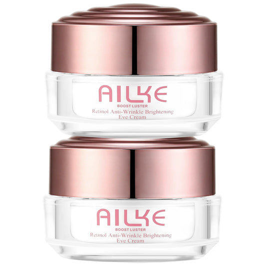 AILKE Retinol Correxion Line Smoothing Under Eye Cream, for Dark Circles & Puffiness, Reduce Big Eye Bag, Anti Aging Cream
