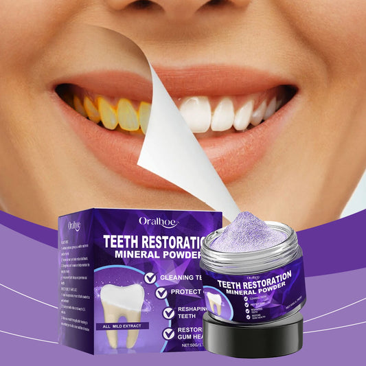 Tooth Cleaning Powder For Teeth Whitening Paste Remove Plaque Stains Tartar Improve Bad Breath Protect Enamel Restoration Powder